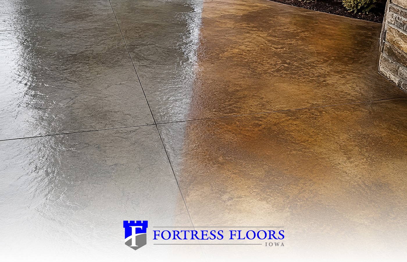 Concrete sealing and staining